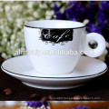 Ceramic cup&saucer ceramic tea cup and saucer set